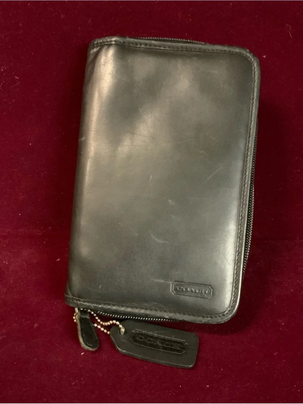 VINTAGE COACH TRAVEL ORGANIZER FOR PASSPORTS, BUSINESS & CREDIT CARDS ETC.
